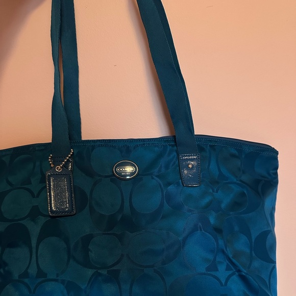 Coach Royal Blue Weekender Tote Bag - Picture 3 of 6